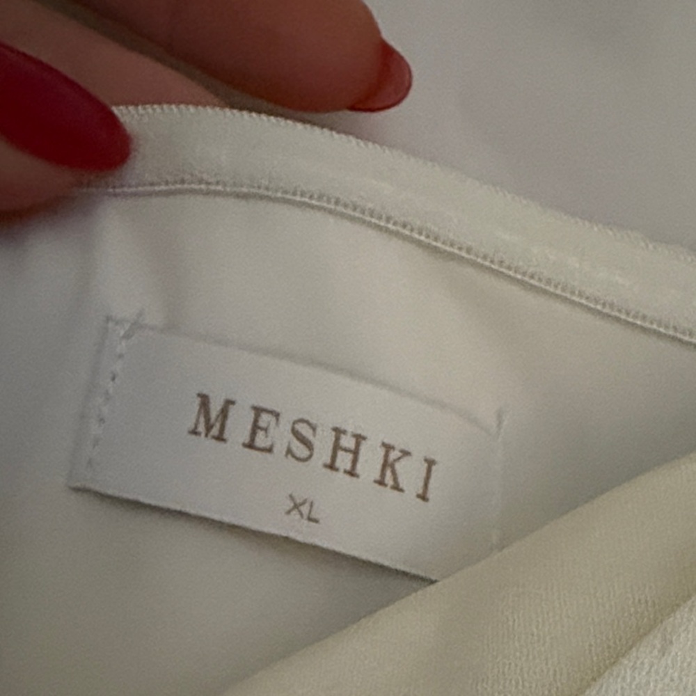 Meshki Hollie White Strapless Dress - Picture 4 of 5